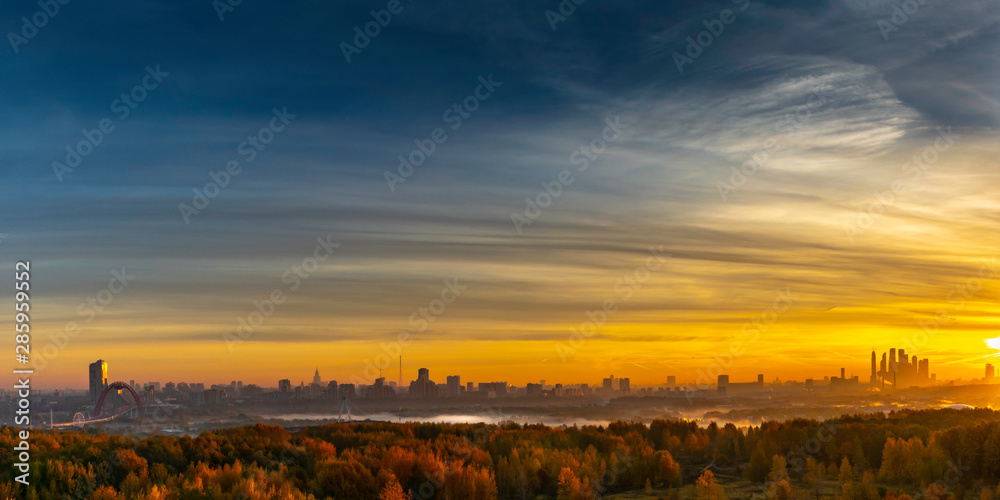 Sunrise in Moscow 