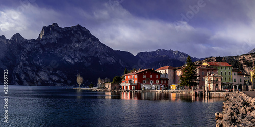 Getting late at the Lake Garda