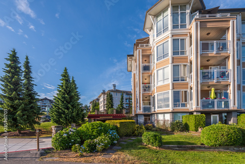 Wallpaper Mural Modern Apartment Buildings in Vancouver, British Columbia, Canada. Torontodigital.ca