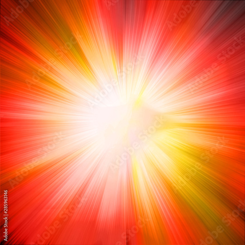 Colorful Abstract Star Burst Background