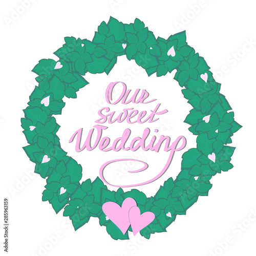  floral wedding  background with flowers