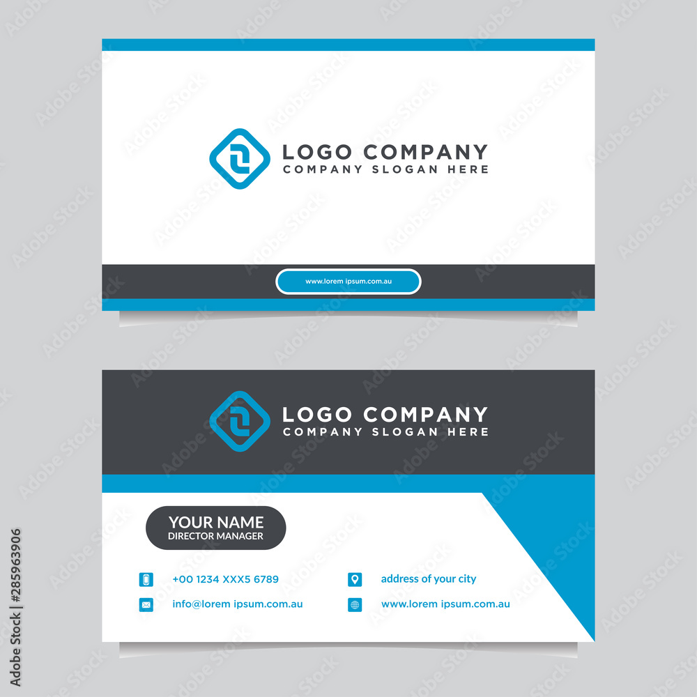 Abstract business card template. Modern vector design Abstract business card template. Modern vector design