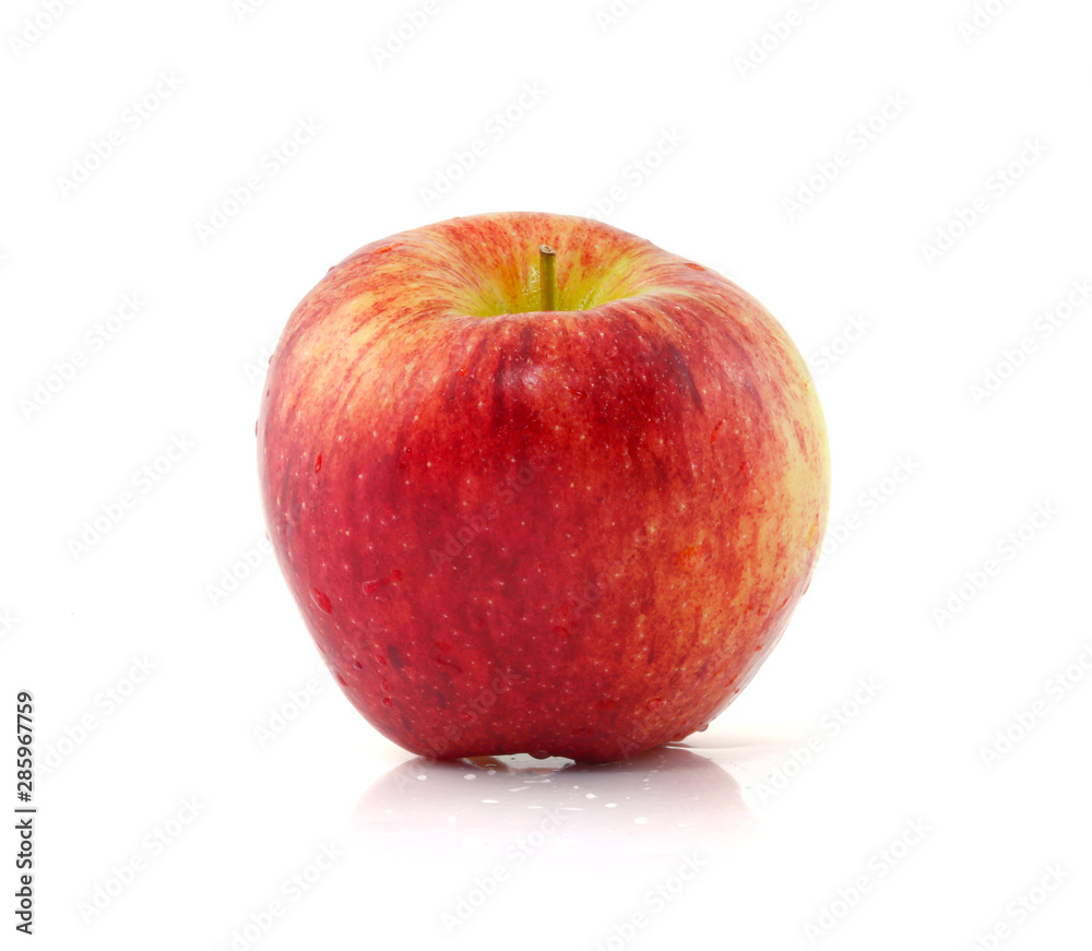 Fresh red apple isolated on white background Fresh red apple isolated on white background