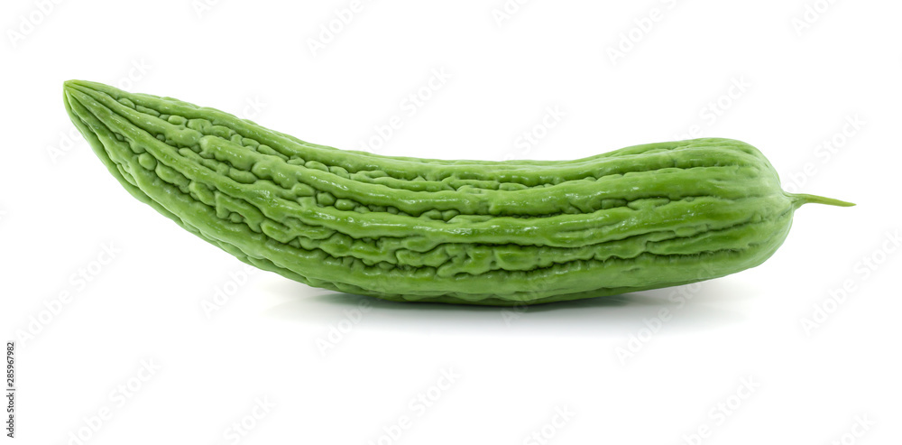 Bitter melon , Bitter gourd isolated on white background. Bitter melon , Bitter gourd isolated on white background.