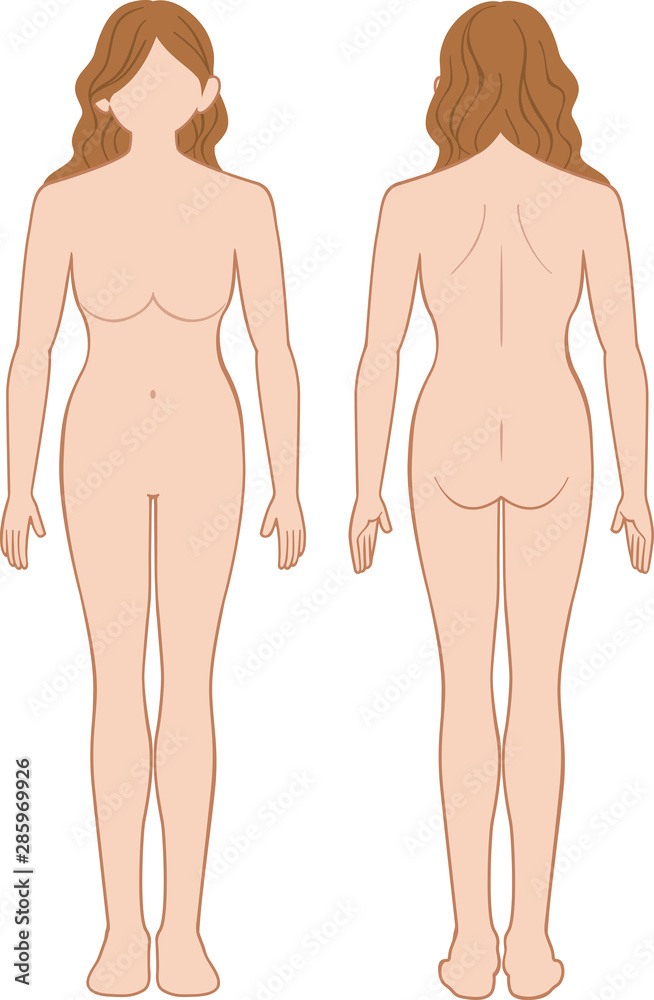 Fototapeta premium 全身 女性