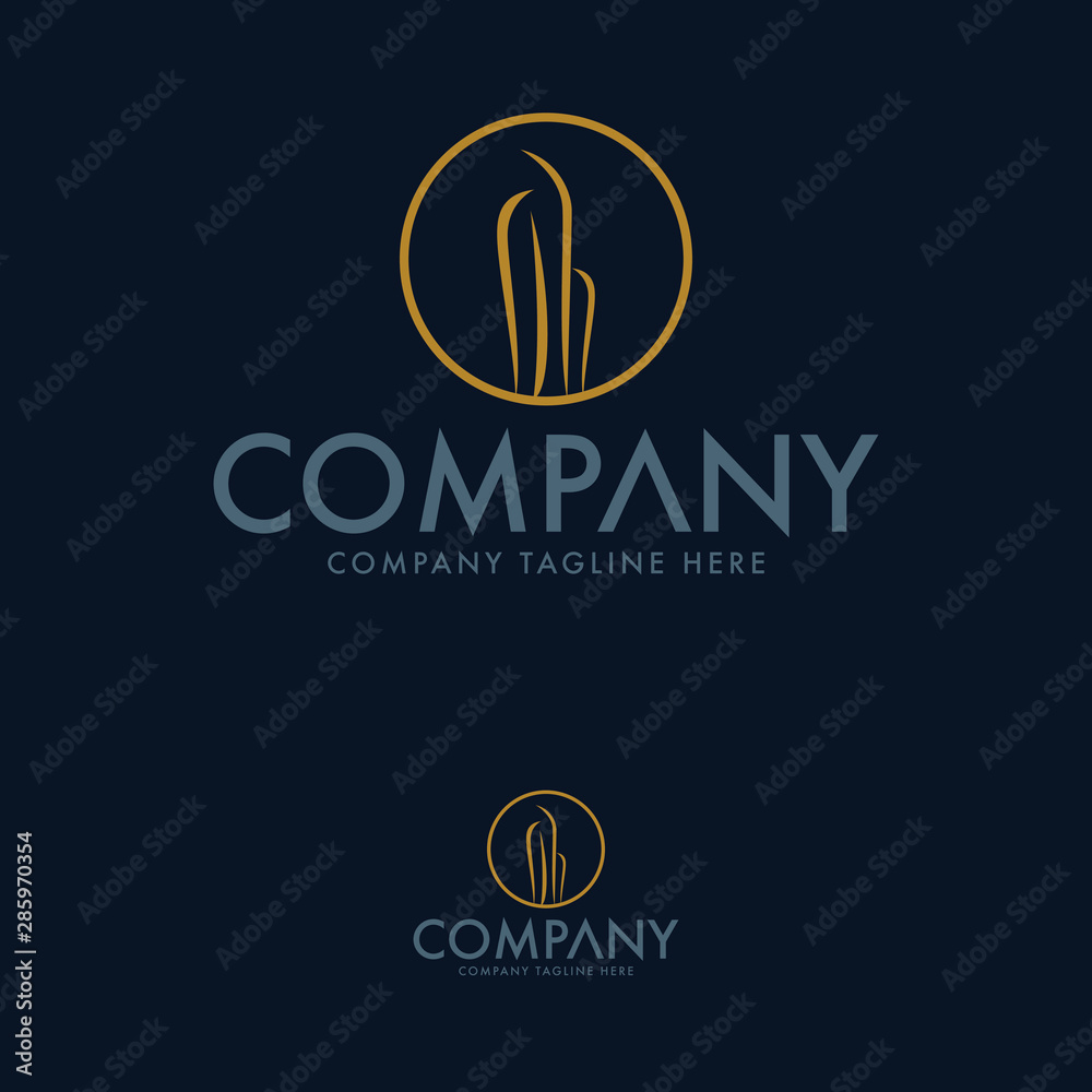 Tower, Architecture, Construction and Real Estate Logo Design