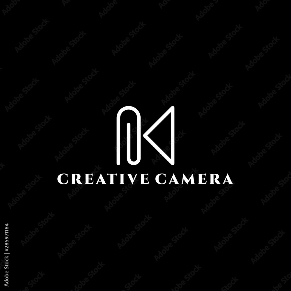creative film logo concept vector