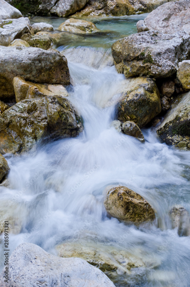 Waterfalls at the Neuschwanstein castle, Bavaria Germany. Waterfalls at the Neuschwanstein castle, Bavaria Germany.