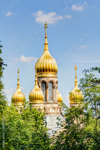  Russisch-Orthodoxe Kirche der heiligen Elisabeth auf dem Neroberg in Wiesbaden photo
