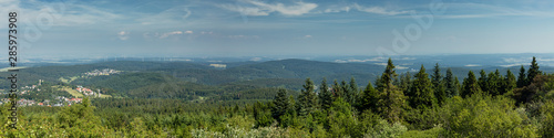 Panorama of the Taunus low mountain range