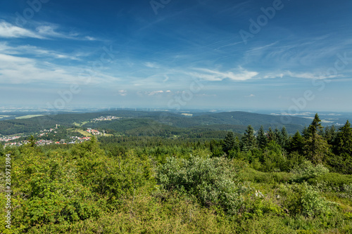 Panorama of the Taunus low mountain range
