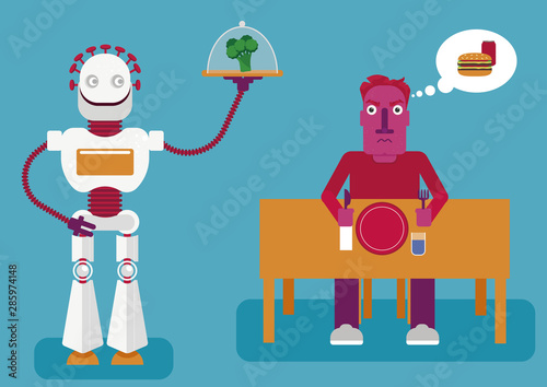 Artificial intelligence knows better. How a neural network analises us and offers a better decision based on results. A robot offers healthy food instead of junk food as we need to have a healthy diet