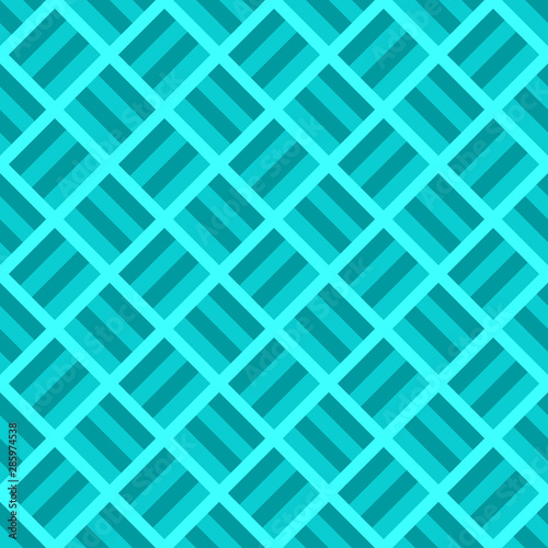 Seamless geometric square pattern design background - colored vector graphic