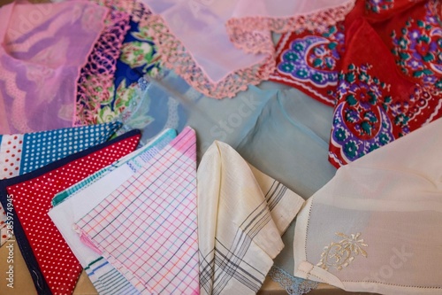 Different handkerchiefs was for girls and boys ..forgotten turkish traditions