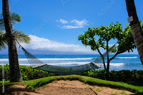 Hammock on Ka'Anapali beach (Maui)