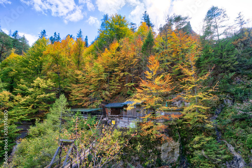 Hiking at the Oetschergraeben in Lower Austria