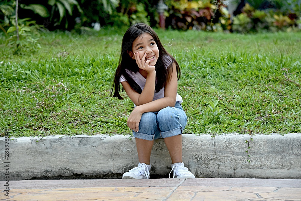 A Contemplative Female Juvenile