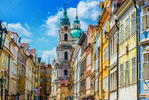 Fototapeta Naklejka Na Ścianę i Meble -  Historic architecture of downtown Prague, Czech Republic