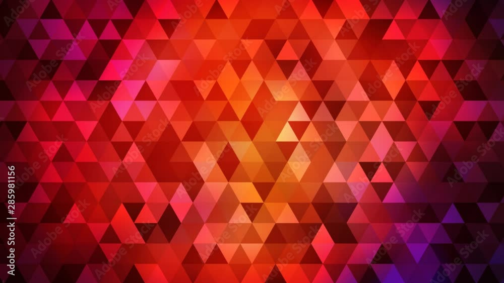 Beautiful Fall Autumn Triangle Tessellated Pattern - 4K Seamless Loop Motion Background Animation