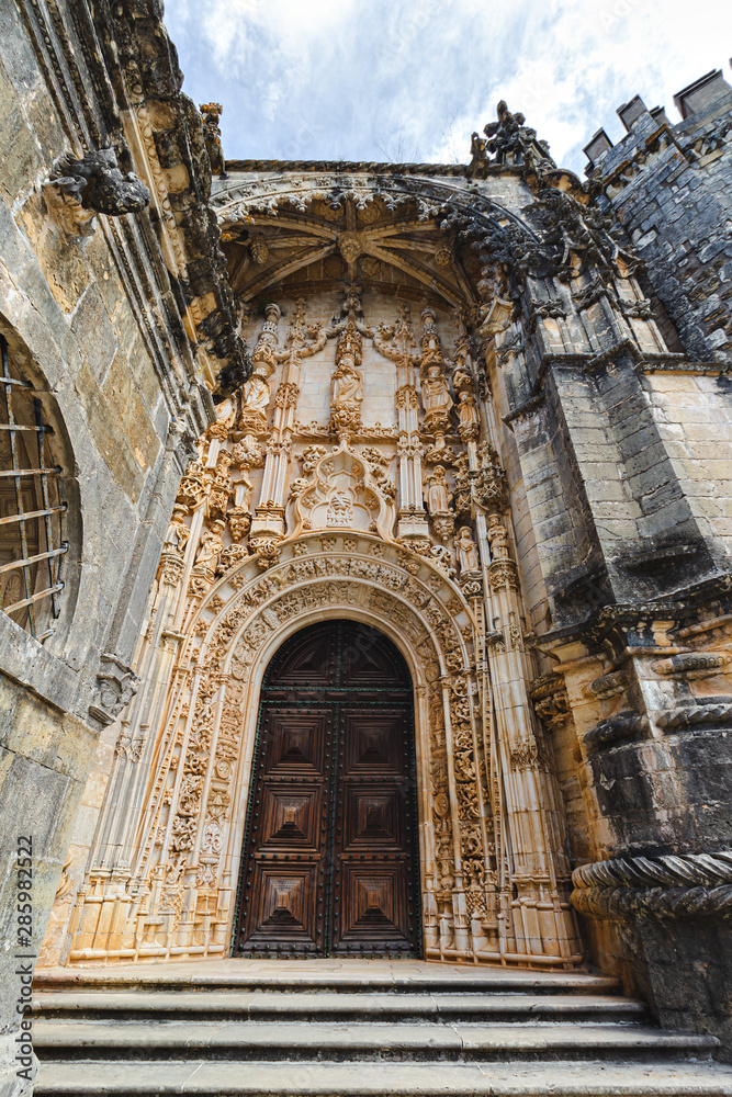 Naklejka premium The Monastery of the Order of Christ, Tomar, Portugal