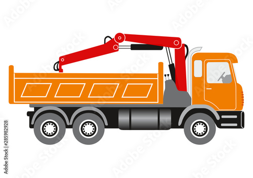 CAMION DE TRANSPORT PAR BENNE