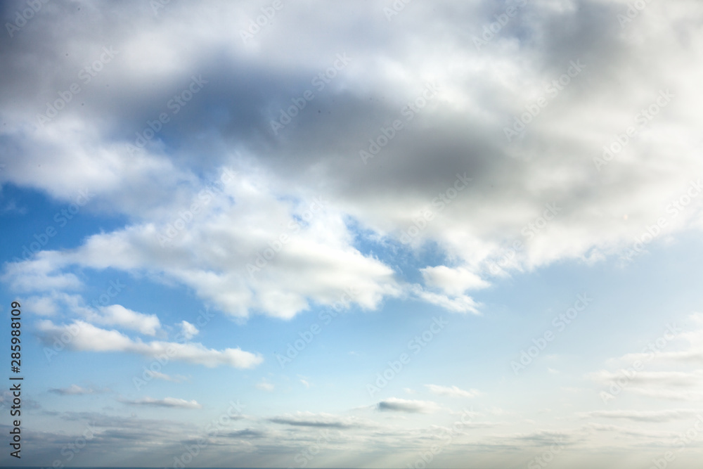 Blue beautyful sky with white clouds Blue beautyful sky with white clouds