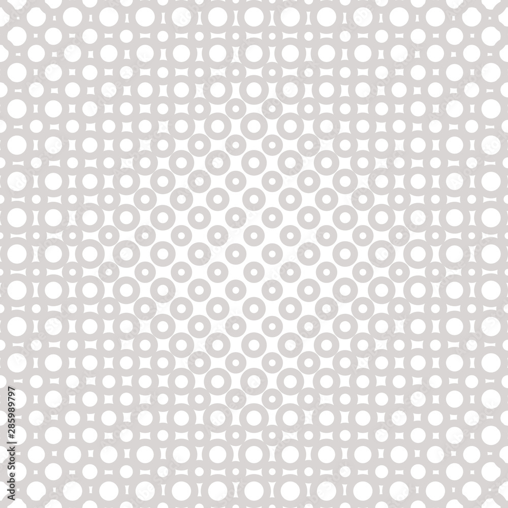 Halftone seamless pattern with circles, rings, dots. Gray and white colors Halftone seamless pattern with circles, rings, dots. Gray and white colors