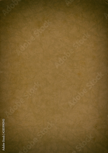 Old Brown Colored Cardboard Box Grungy Background