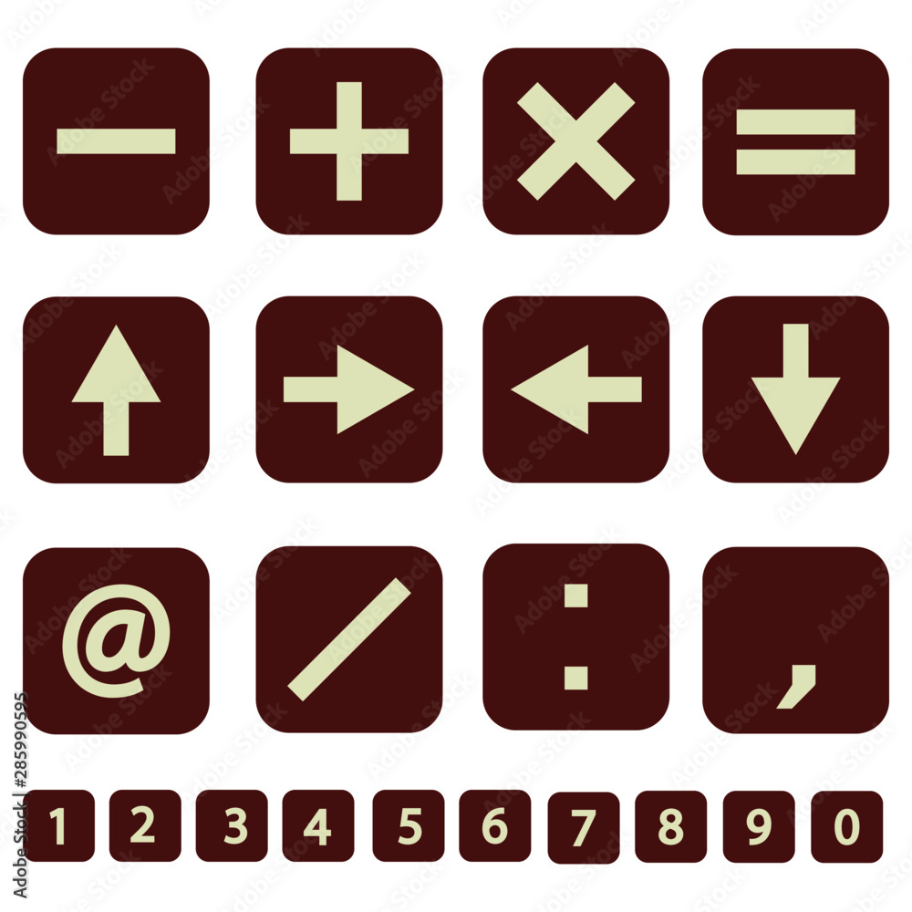math symbol on square math symbol on square