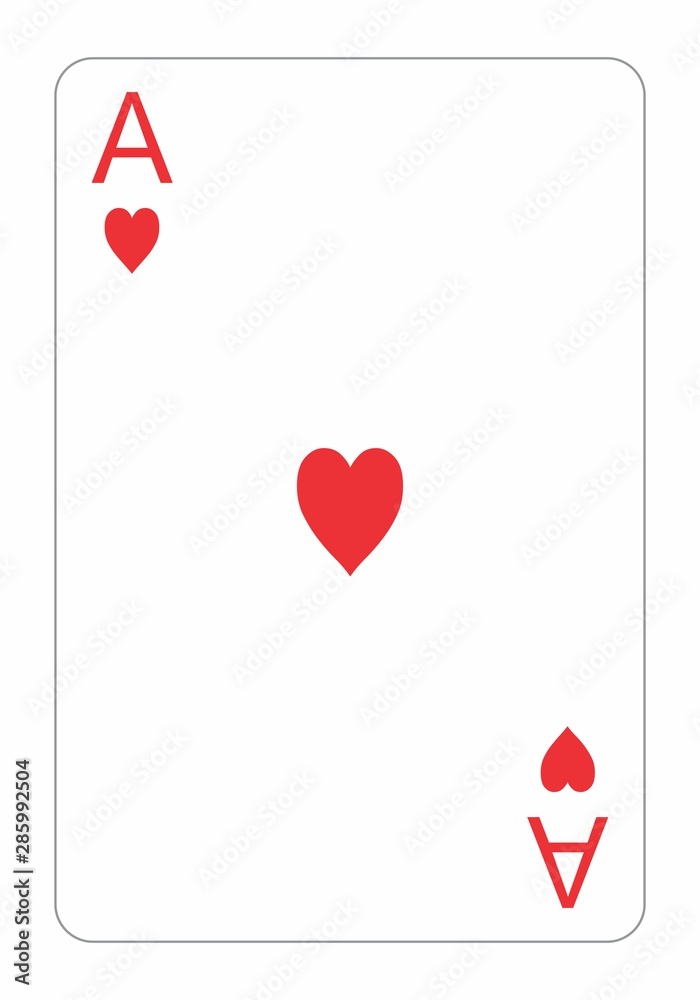 Obraz premium Ace of Hearts