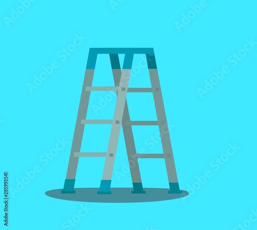 Realistic Detailed 3d Wooden Stairs Ladders Different Types Set for Interior and Construction. Vector illustration of Stair or Ladder