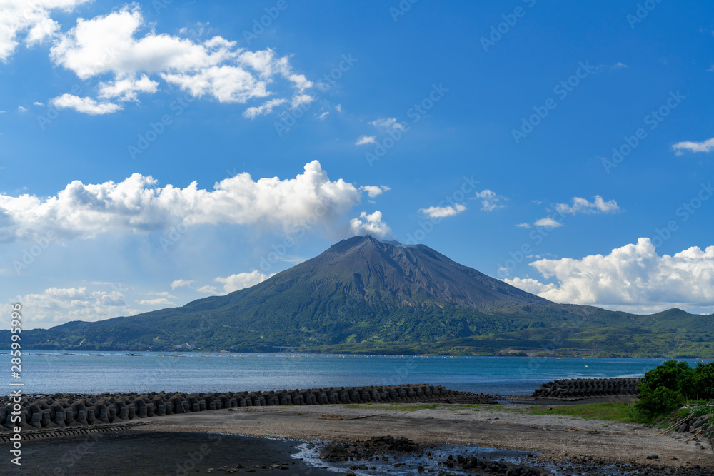 Fototapeta premium [鹿児島県]桜島の風景