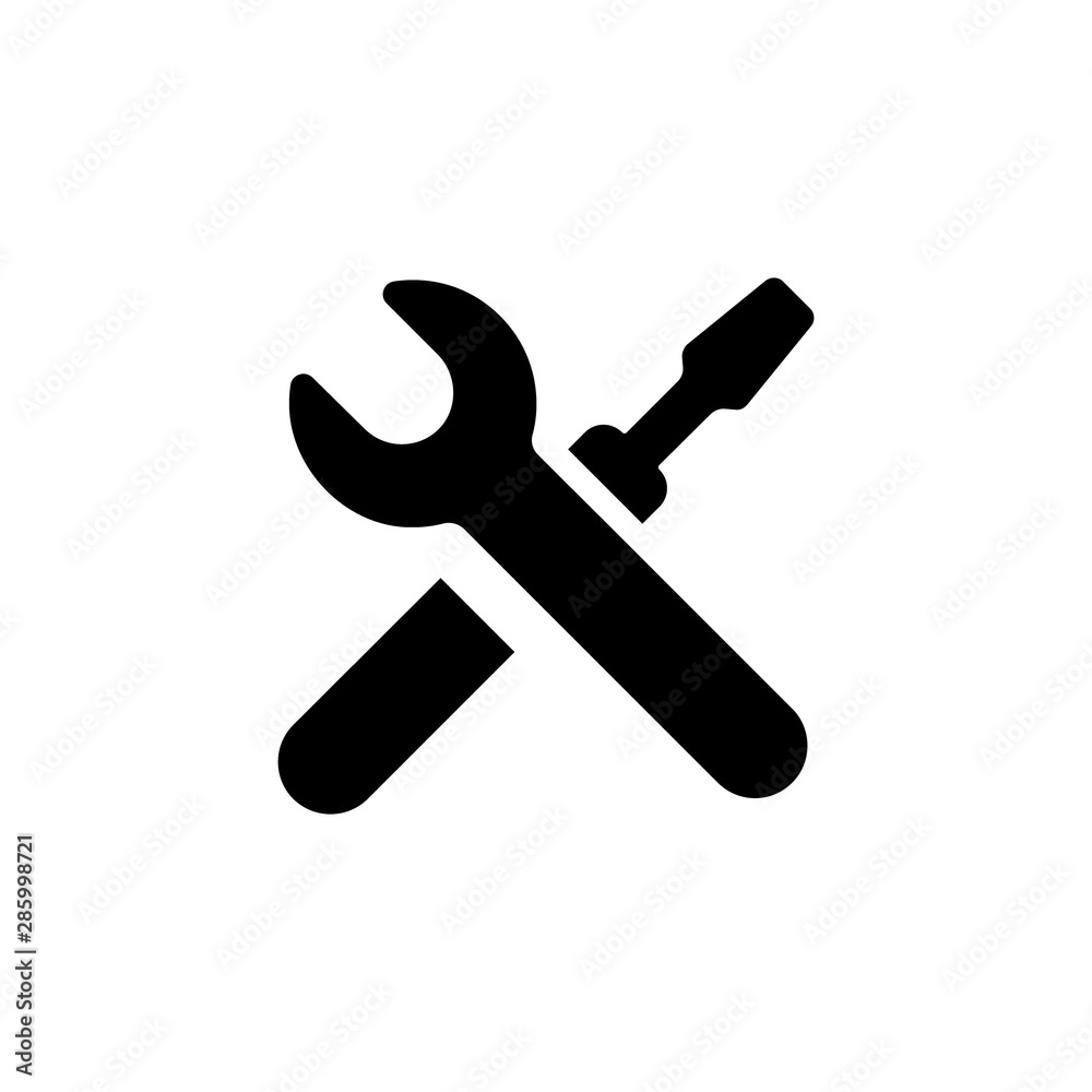 Setting symbol of a cross of a tool Setting symbol of a cross of a tool