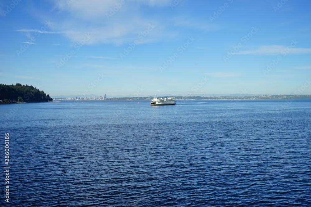 Beautiful Seattle landscape in summer, in Washington State Beautiful Seattle landscape in summer, in Washington State