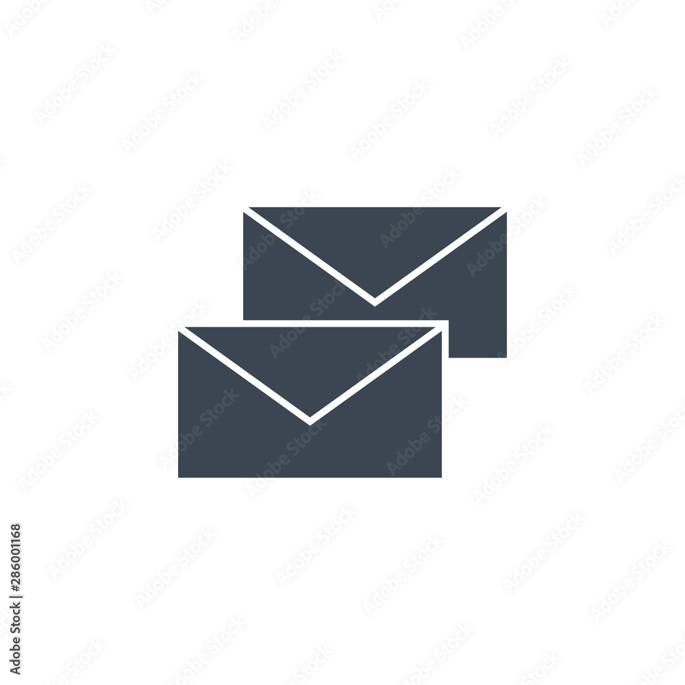 Mail related vector glyph icon. Mail related vector glyph icon.