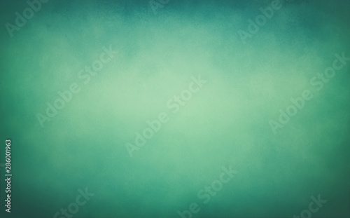 blue green background texture, vintage paper with soft old blurred grunge bor...