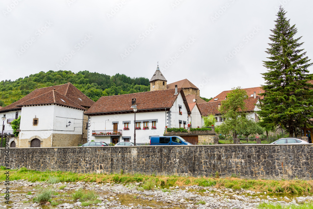 Obraz premium Otsagabia, Nabarre, Spain