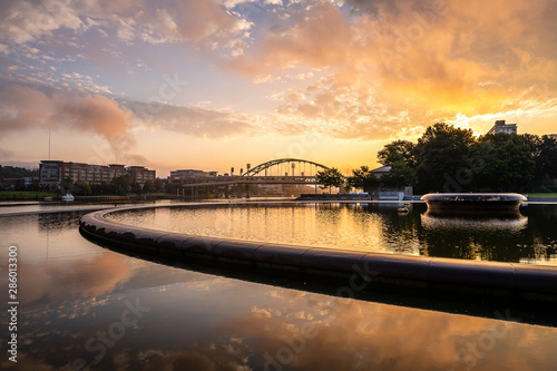 Sunrise Reflections from The Point photo