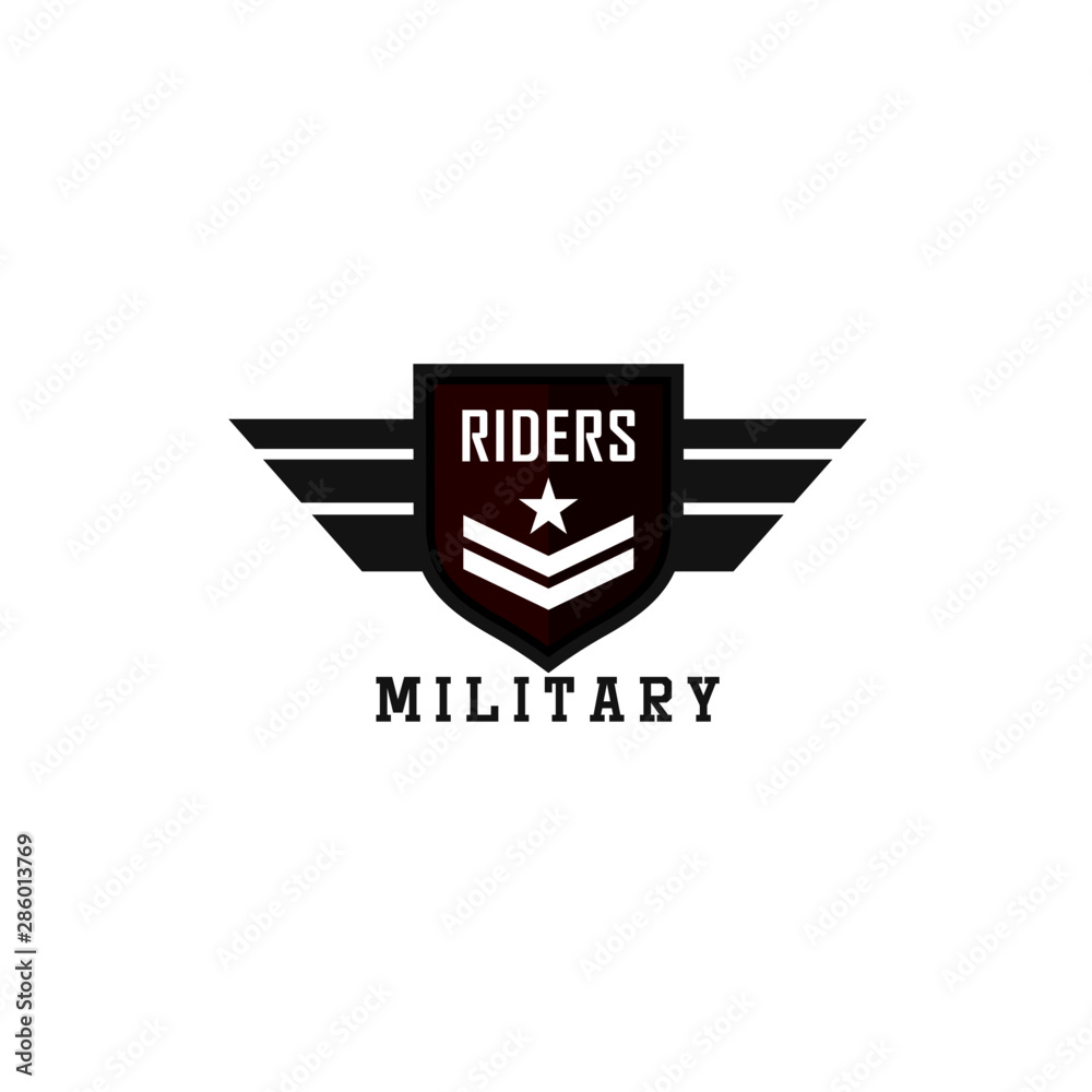 Military Logos Badges Army Symbols Stock Vector Military Logos Badges Army Symbols Stock Vector