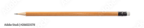 Wood pencil isolated on white background