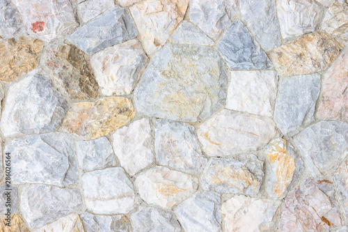 Background texture of Medieval natural stone wall textured background.
