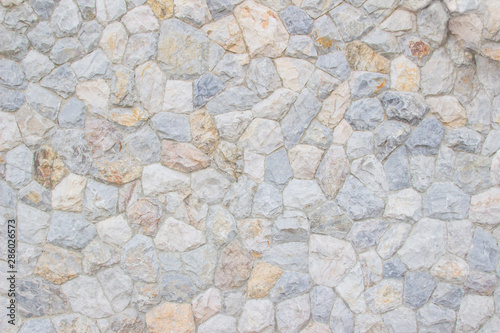 Background texture of Medieval natural stone wall textured background.