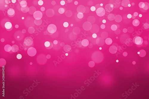 Abstract Defocused Lights On Pink Background
