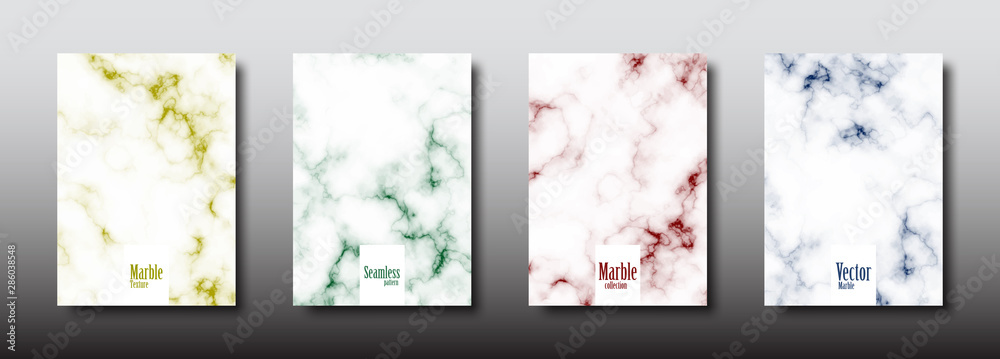 Marble texture seamless pattern collection