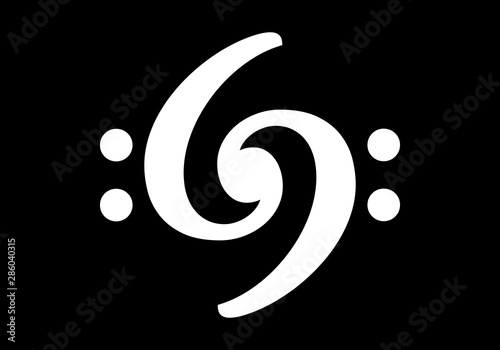Bass Clef 69 (Vintage White)