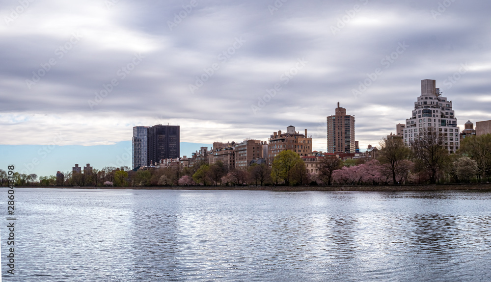 New York Central Park colorful view Spot during Spring