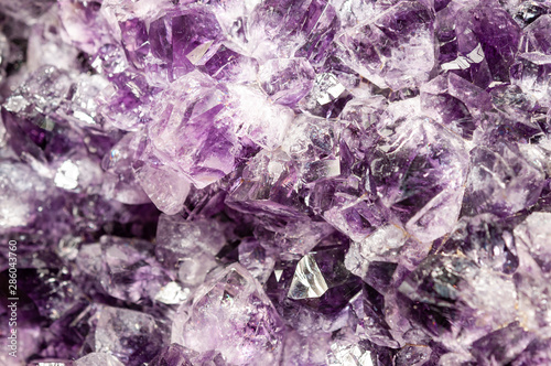 dreamy purple amethyst crystal background