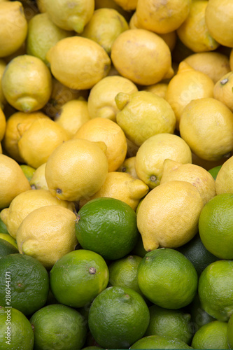 Lime and Lemon Fruit on Market