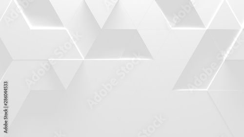 White Abstract Background With Space For Text (3D Illustration)
