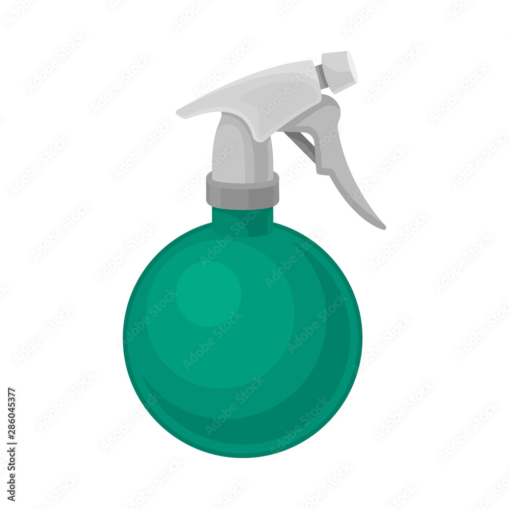 Flask with a spray. Vector illustration on a white background. Flask with a spray. Vector illustration on a white background.